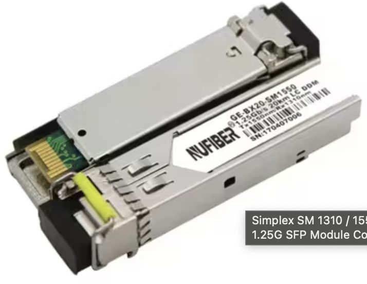 SFP Gigabit SC/UPC (20KM/SX/SM) Module