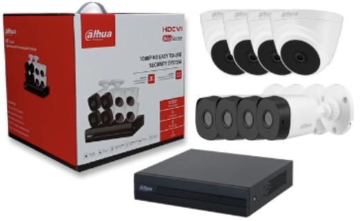 4 Channels 1080P HDCVI Cooper KIT