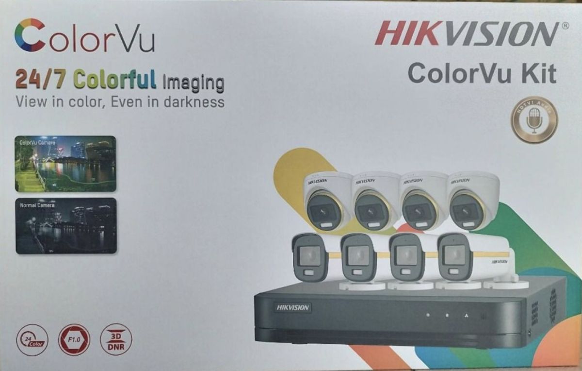 HD - TVI Kit 2MP - 8CH Lite ColorVu